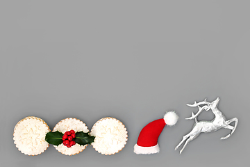 Image showing Christmas Holiday Traditional Festive Symbols