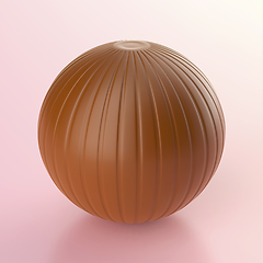 Image showing Milk chocolate ball