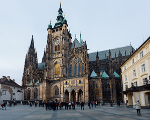 Image showing st. vitus cathedral in prague czech republic