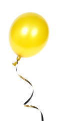 Image showing Yellow balloon