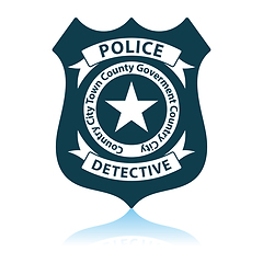 Image showing Police Badge Icon