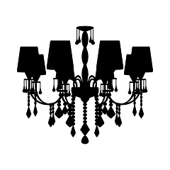 Image showing Lamp Silhouette