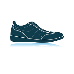 Image showing Man Casual Shoe Icon