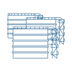 Image showing Oil Tank Storage Icon