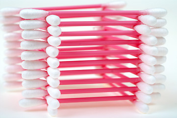 Image showing Cotton swabs