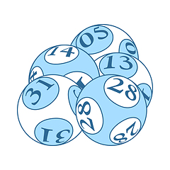 Image showing Lotto Balls Icon