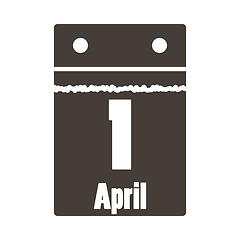 Image showing April fool\'s day emblem 