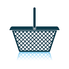 Image showing Supermarket Shoping Basket Icon