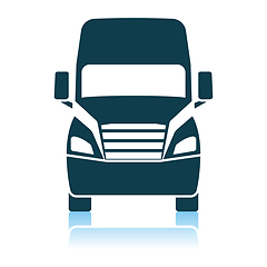 Image showing Truck Icon Front View