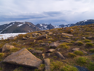 Image showing Rain Over Alpine Tundra