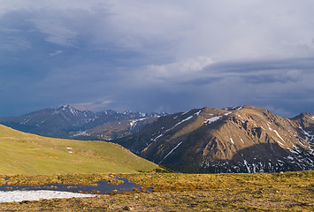 Image showing Rain Over Trail Ridge