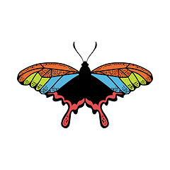 Image showing Butterfly Icon