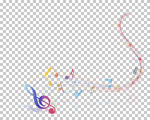 Image showing Musical Notes Background