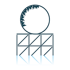 Image showing Roller Coaster Loop Icon