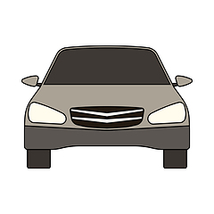 Image showing Sedan Car Icon