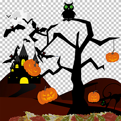 Image showing Happy halloween card