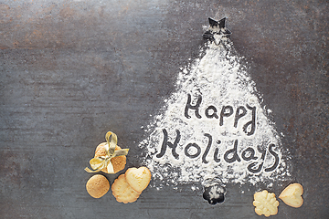 Image showing Holidays baking celebration background