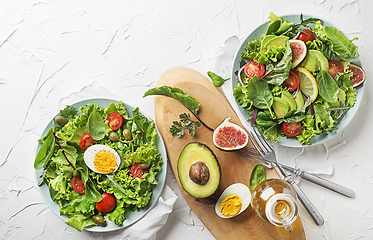 Image showing Green lettuce vegetables