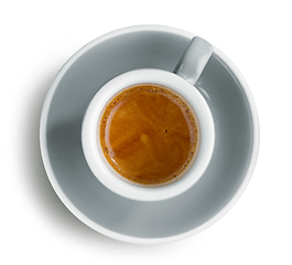 Image showing cup of espressoo coffee