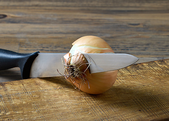 Image showing fresh raw sweet onion