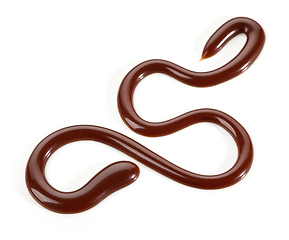 Image showing melted chocolate sauce