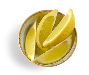 Image showing fresh lemon slices