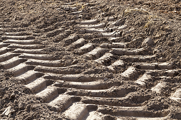 Image showing tractor traces