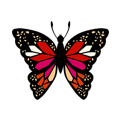 Image showing Butterfly Icon