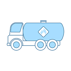 Image showing Oil Truck Icon