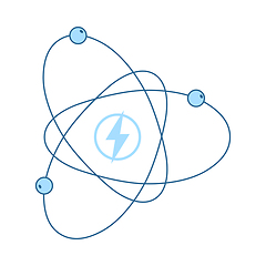 Image showing Atom Energy Icon