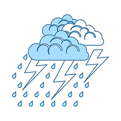 Image showing Thunderstorm Icon