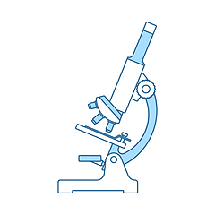 Image showing Icon Of Chemistry Microscope