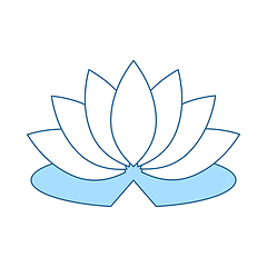 Image showing Lotus Flower Icon