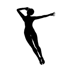 Image showing Naked sexy girls silhouette