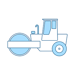 Image showing Icon Of Road Roller