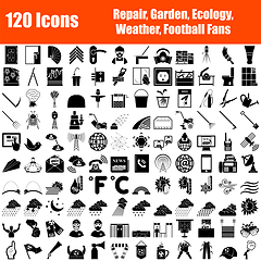 Image showing Set of 120 Icons