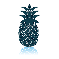 Image showing Icon Of Pineapple