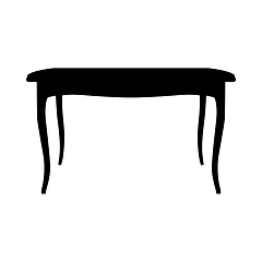 Image showing Table Silhouette