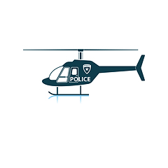 Image showing Police Helicopter Icon