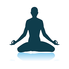 Image showing Lotus Pose Icon