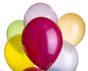 Image showing Ballons Vibrant Closeup