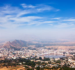 Image showing Holy city Pushkar. . Rajasthan, India