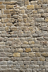 Image showing Texture of very old vintage wall