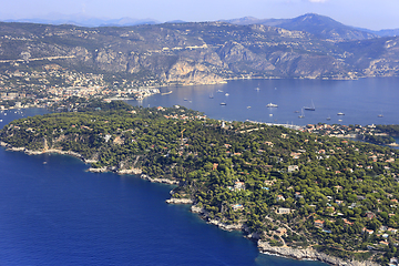 Image showing Panorama of Saint Jean Cape Ferrat, French Riviera, France 