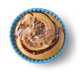 Image showing whipped caramel and coffee dessert