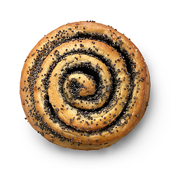 Image showing freshly baked poppy seed bun