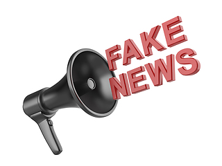 Image showing Promoting fake news