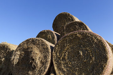 Image showing straw stack