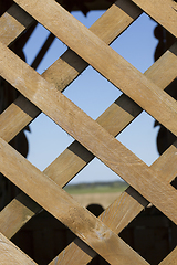 Image showing wooden gazebo