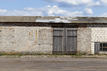 Image showing old brick warehouse